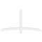 Ekena Millwork Bellingham Architectural Grade PVC Gable Bracket, 72"W x 39"H x 4"D x 4"F, 13/12 Pitch GBP072X39X0404BEL00 - alternate 4